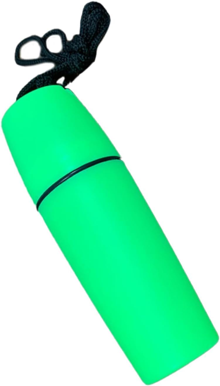 WinldMonmo Waterproof Container Bottle Holder with Lanyard - Floating Dry Box for Kayak, Canoe, Boat, Diving, and Snorkeling - Watertight Plastic Case with Hook and O-Ring Seal for Outdoor Activities（Green） - Image 1